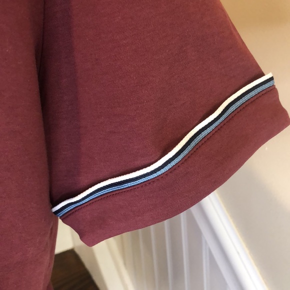 ORIGINAL PENGUIN Tawny Port Women’s Tipped Original Polo Shirt Sz XL - Picture 14 of 14